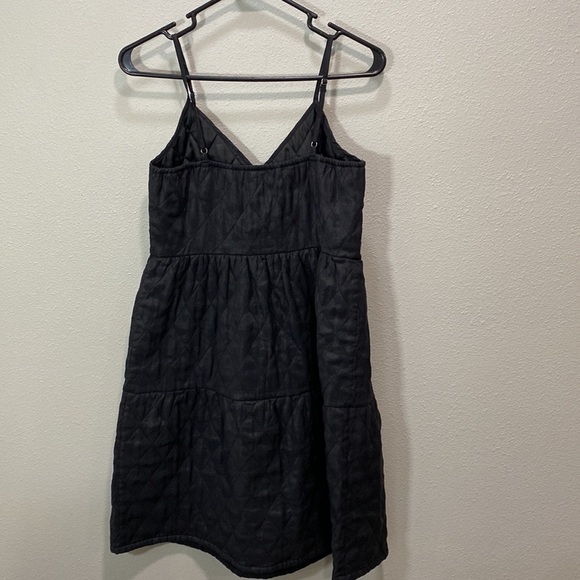 Vila cami mini dress in black quilted - Picture 8 of 14